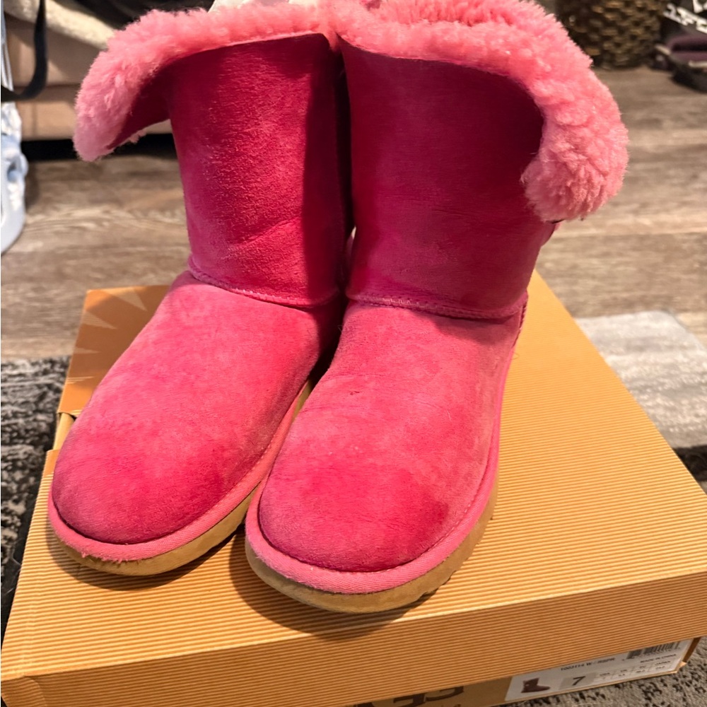 UGG Vibrant Pink Winter Boots